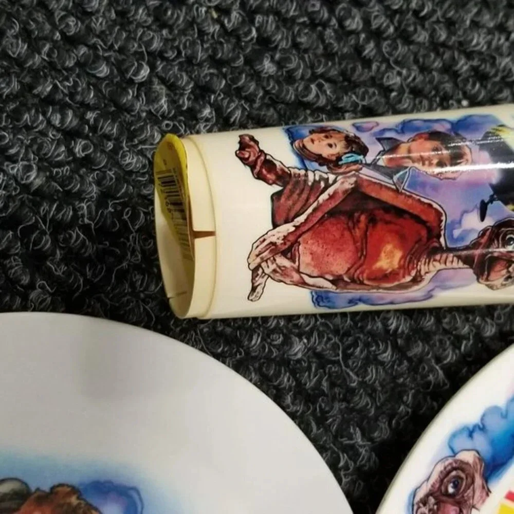 Vintage ET plastic dish set  NEW with Tag